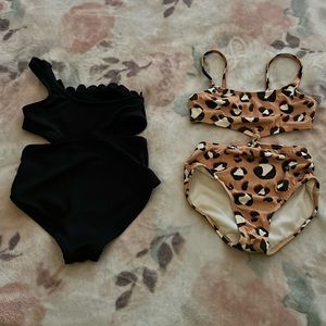 Size 4t/5t, x-small swimsuit lot. Brand is Cat & Jack from target.
